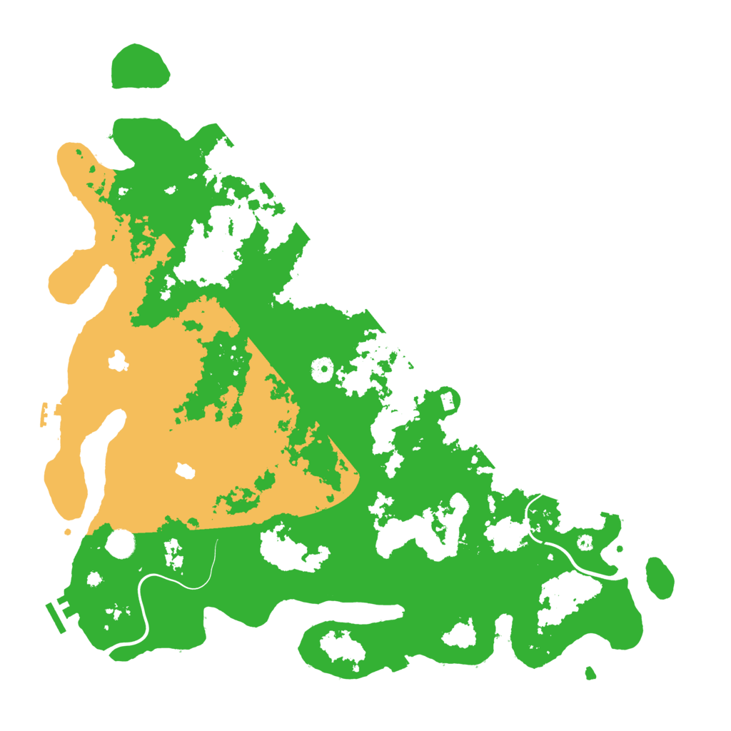 Biome Rust Map: Procedural Map, Size: 4500, Seed: 87530