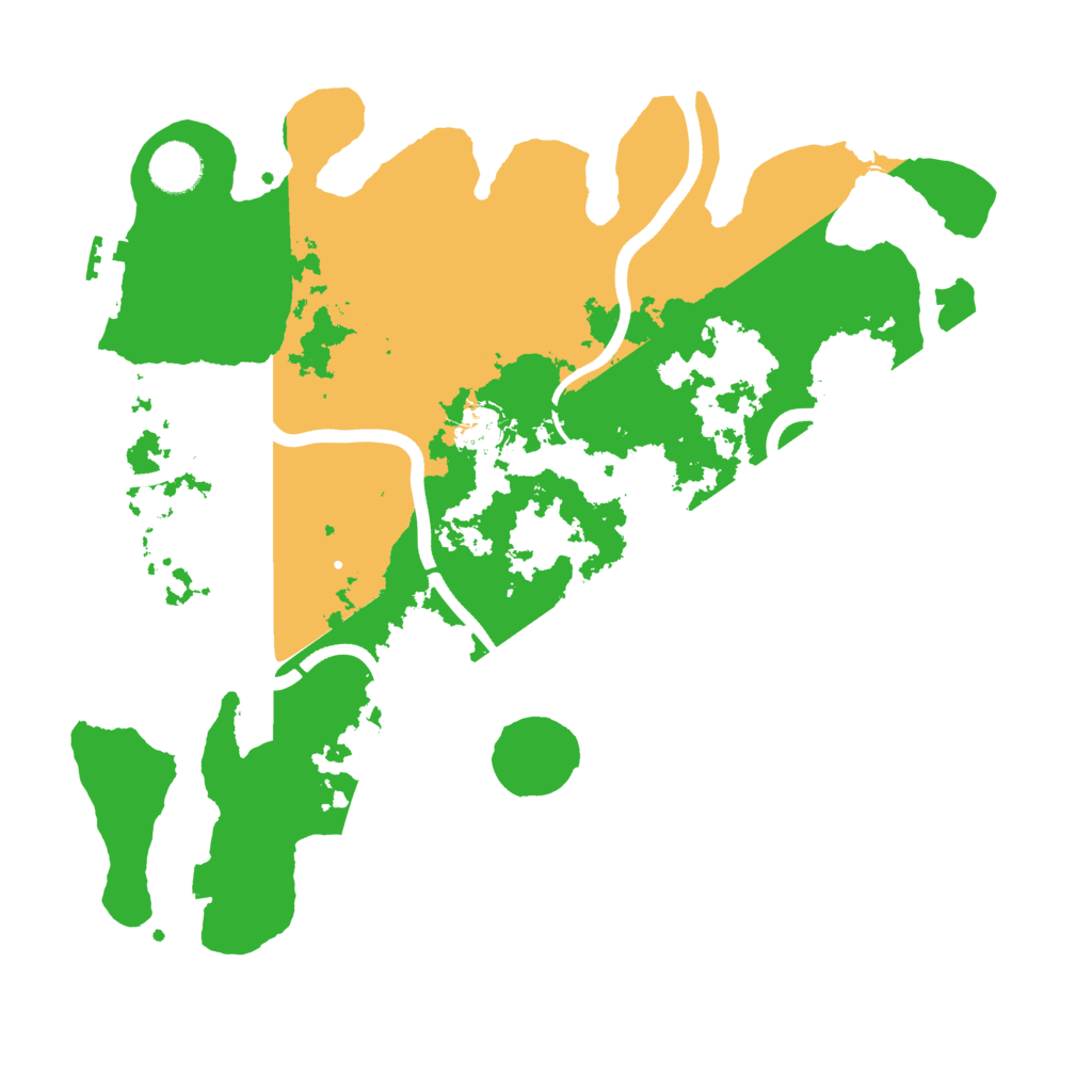 Biome Rust Map: Procedural Map, Size: 3700, Seed: 720105617