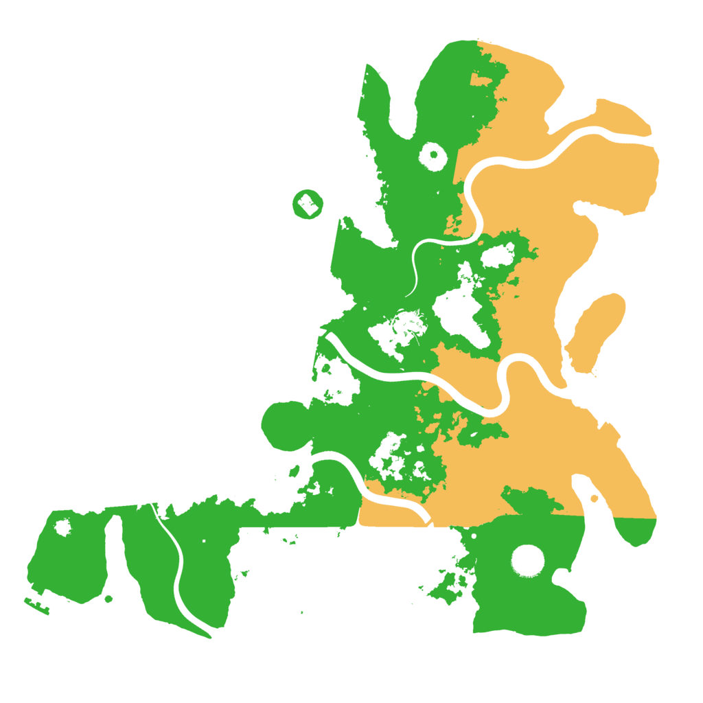 Biome Rust Map: Procedural Map, Size: 3800, Seed: 673665