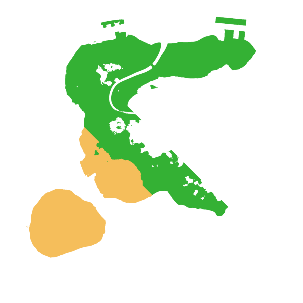 Biome Rust Map: Procedural Map, Size: 2000, Seed: 5873