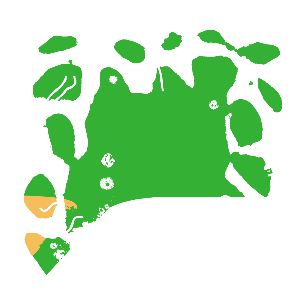 Biome Rust Map: Procedural Map, Size: 3500, Seed: 3894595