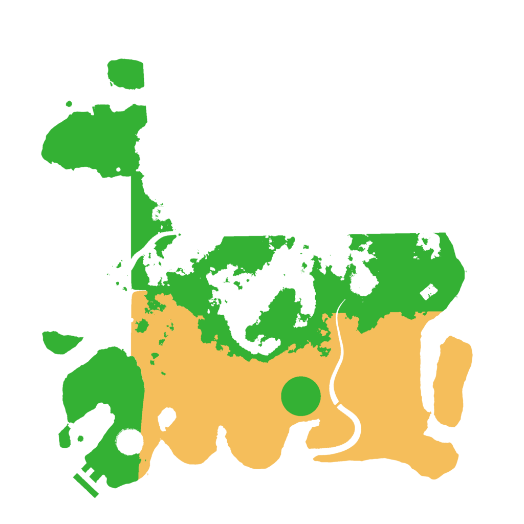 Biome Rust Map: Procedural Map, Size: 3500, Seed: 20211215