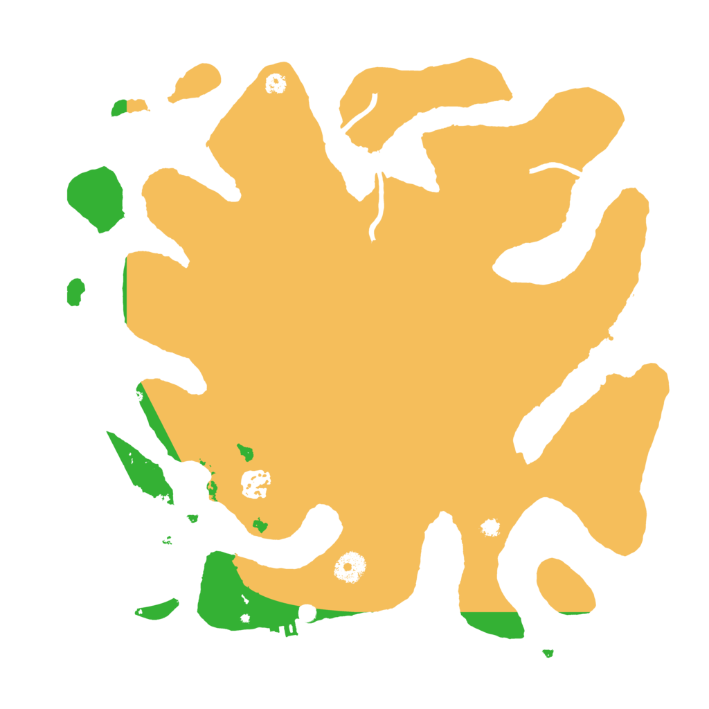 Biome Rust Map: Procedural Map, Size: 3500, Seed: 8819870