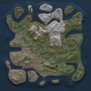 Thumbnail Rust Map: Procedural Map, Size: 4250, Seed: 201580170, 17 Monuments