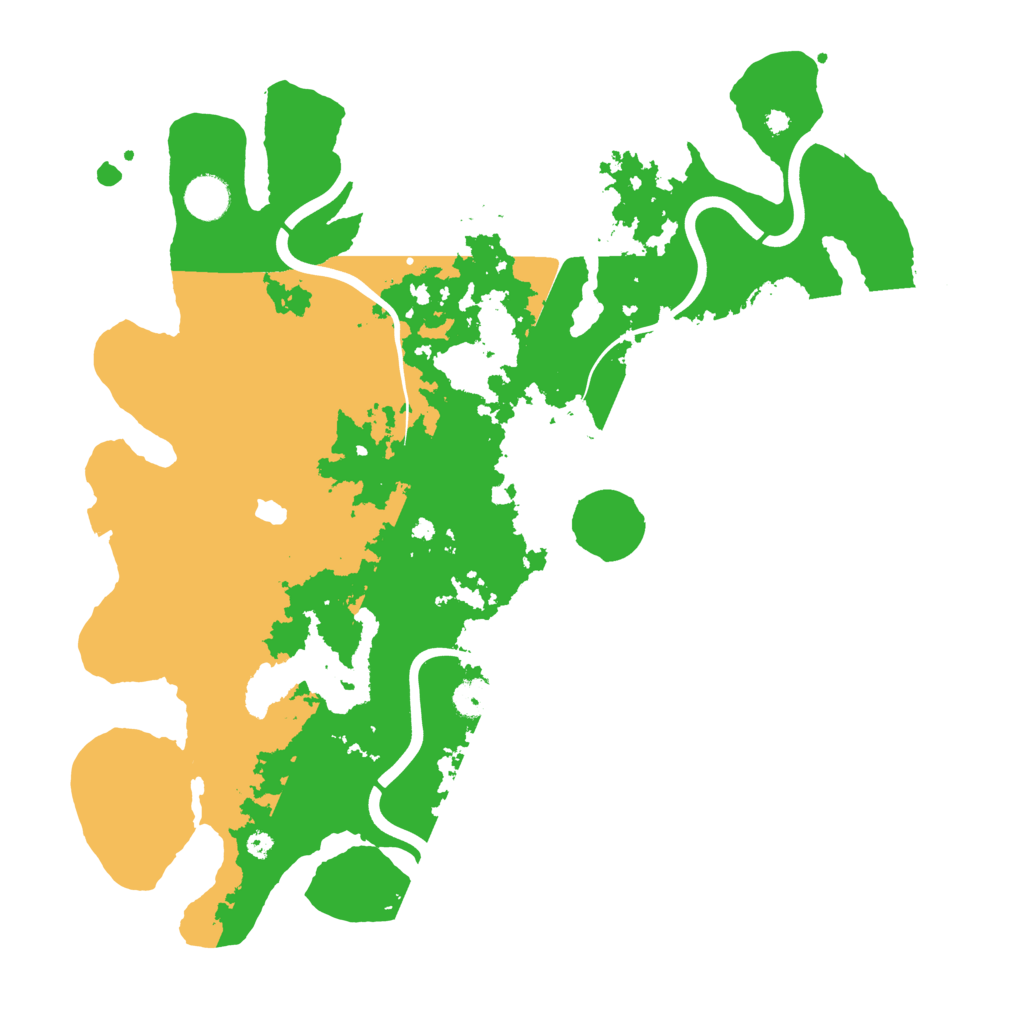 Biome Rust Map: Procedural Map, Size: 4000, Seed: 15515