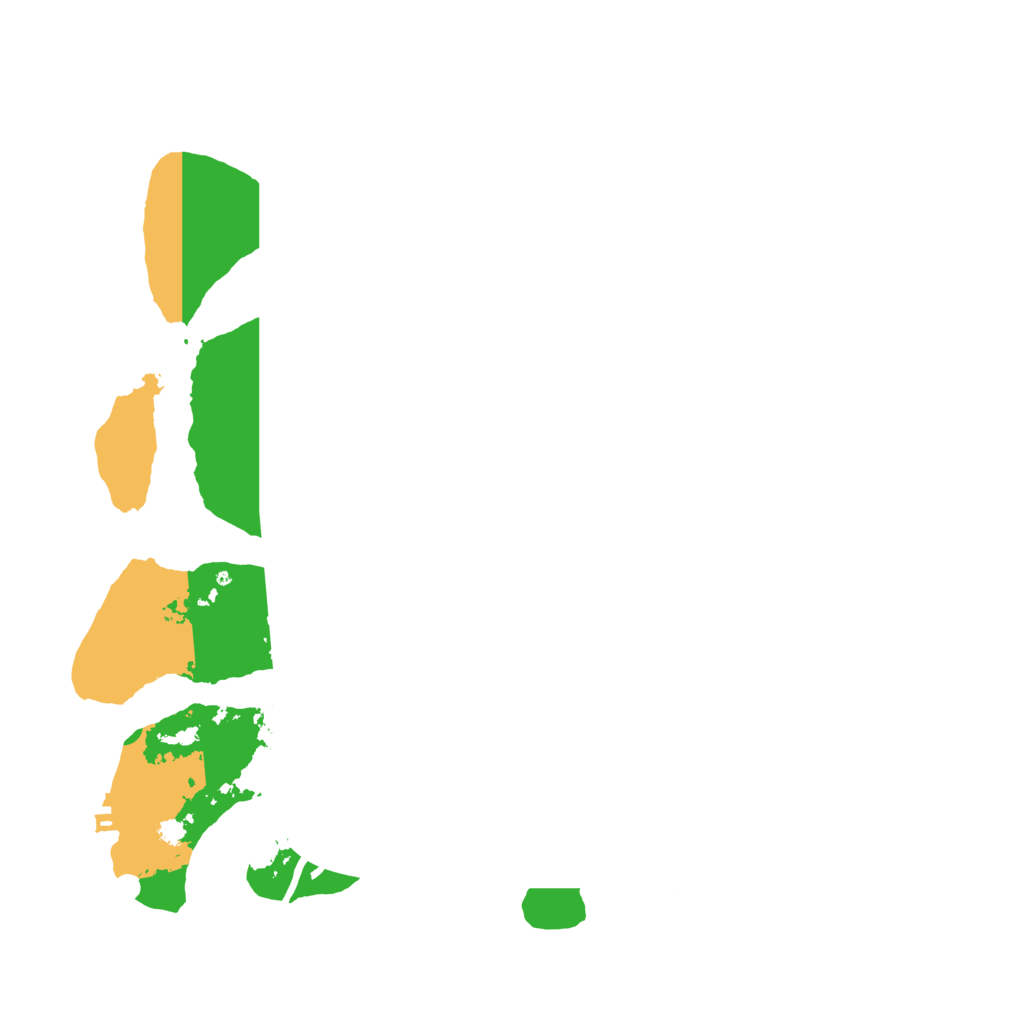 Biome Rust Map: Procedural Map, Size: 3500, Seed: 1160607396