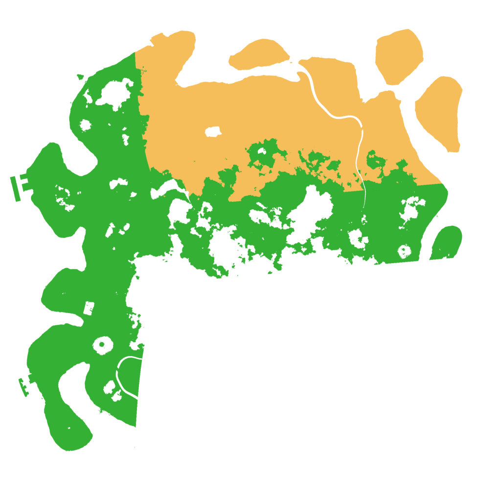 Biome Rust Map: Procedural Map, Size: 4000, Seed: 48148