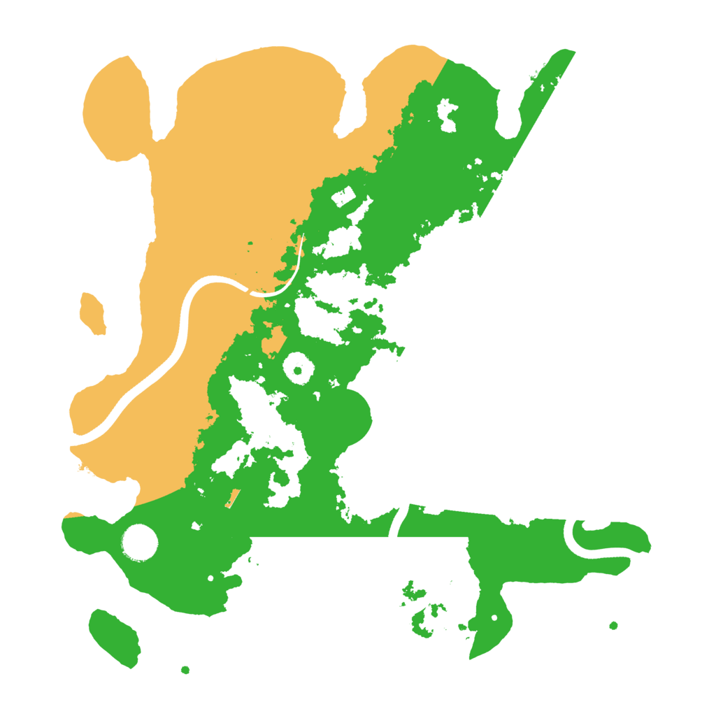 Biome Rust Map: Procedural Map, Size: 3500, Seed: 202112152