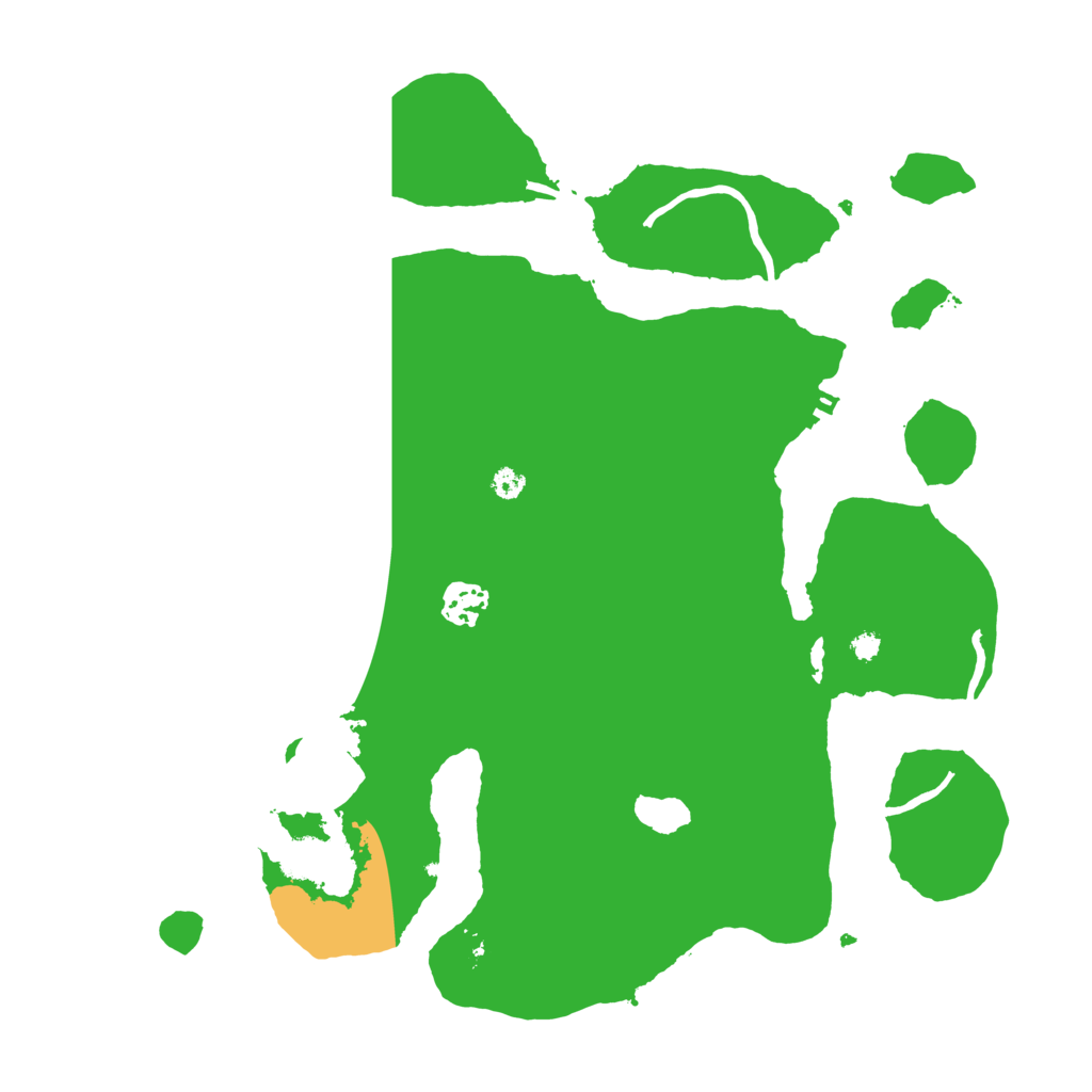 Biome Rust Map: Procedural Map, Size: 3550, Seed: 578925