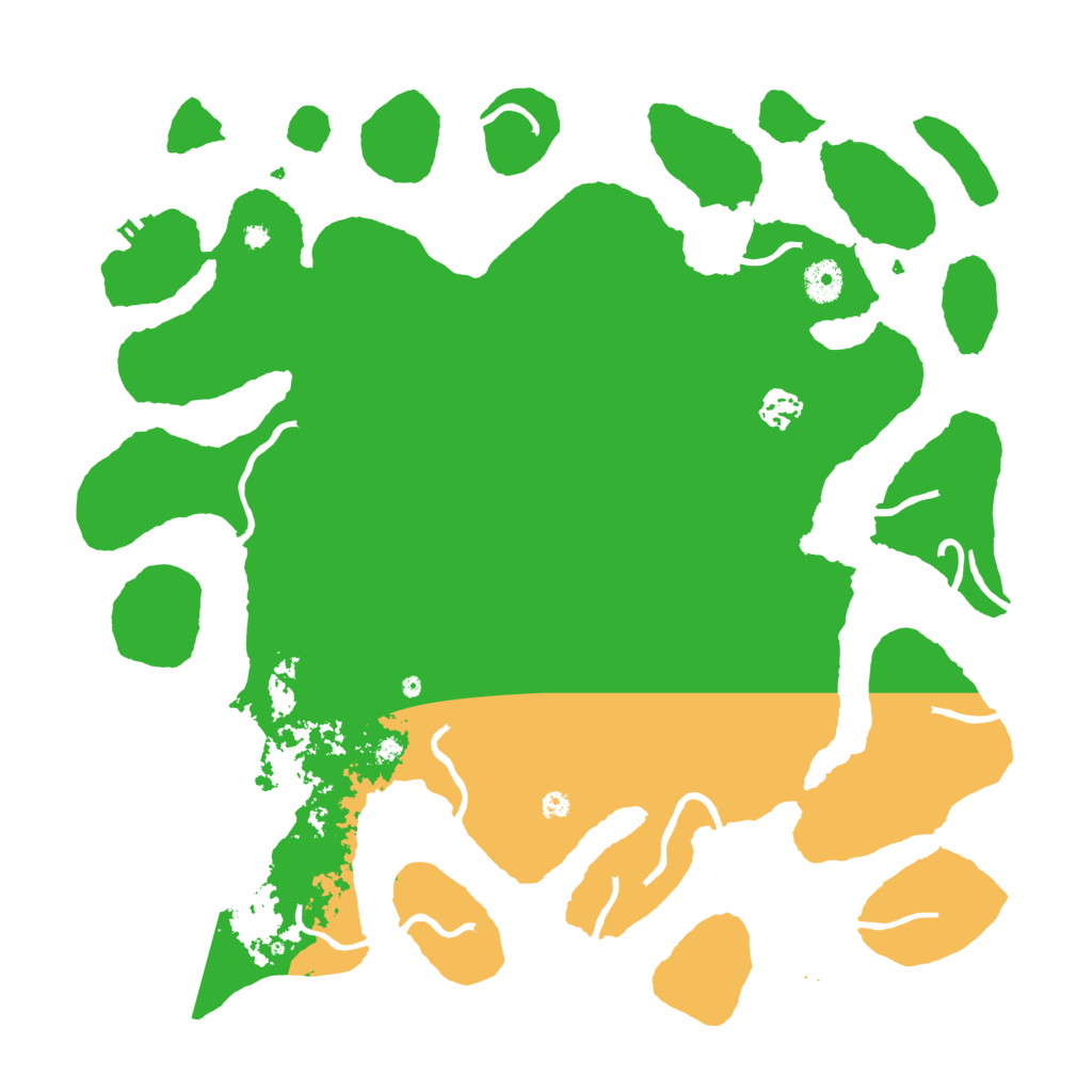 Biome Rust Map: Procedural Map, Size: 4000, Seed: 296345