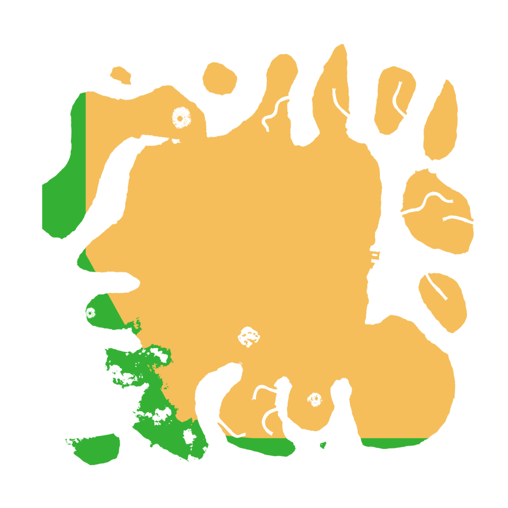 Biome Rust Map: Procedural Map, Size: 3800, Seed: 50001