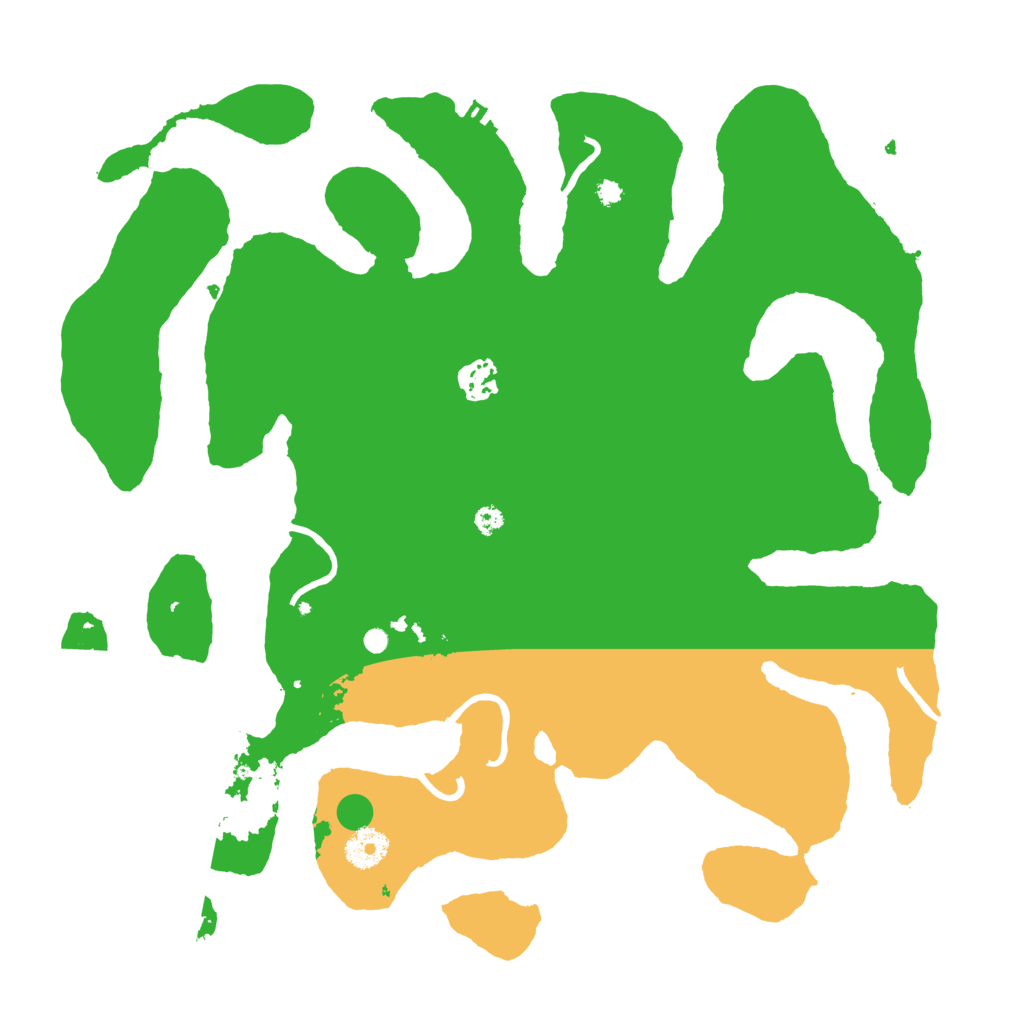 Biome Rust Map: Procedural Map, Size: 3700, Seed: 40915675