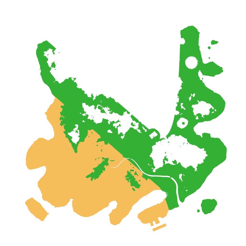 Biome Rust Map: Procedural Map, Size: 3500, Seed: 1254649091