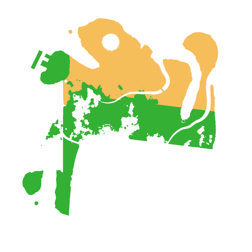 Biome Rust Map: Procedural Map, Size: 2600, Seed: 321