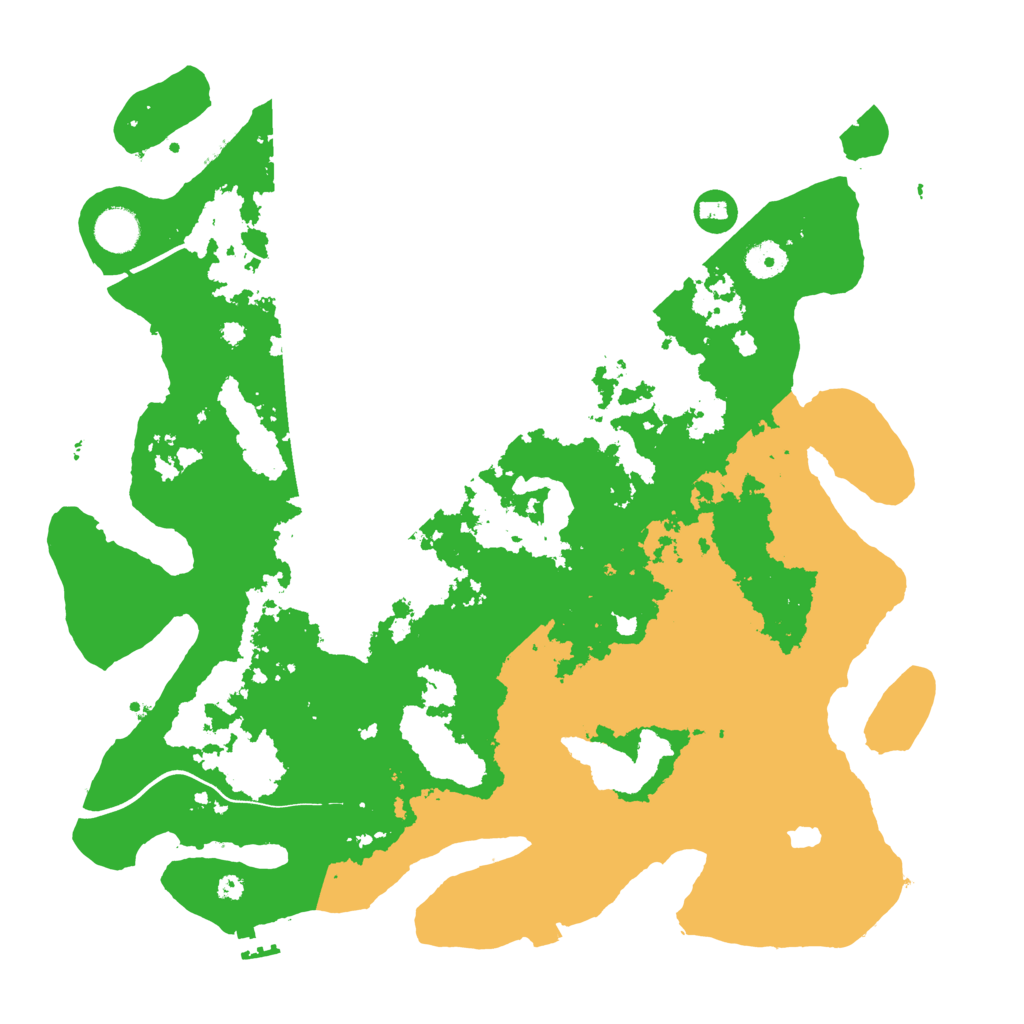 Biome Rust Map: Procedural Map, Size: 4000, Seed: 101035463