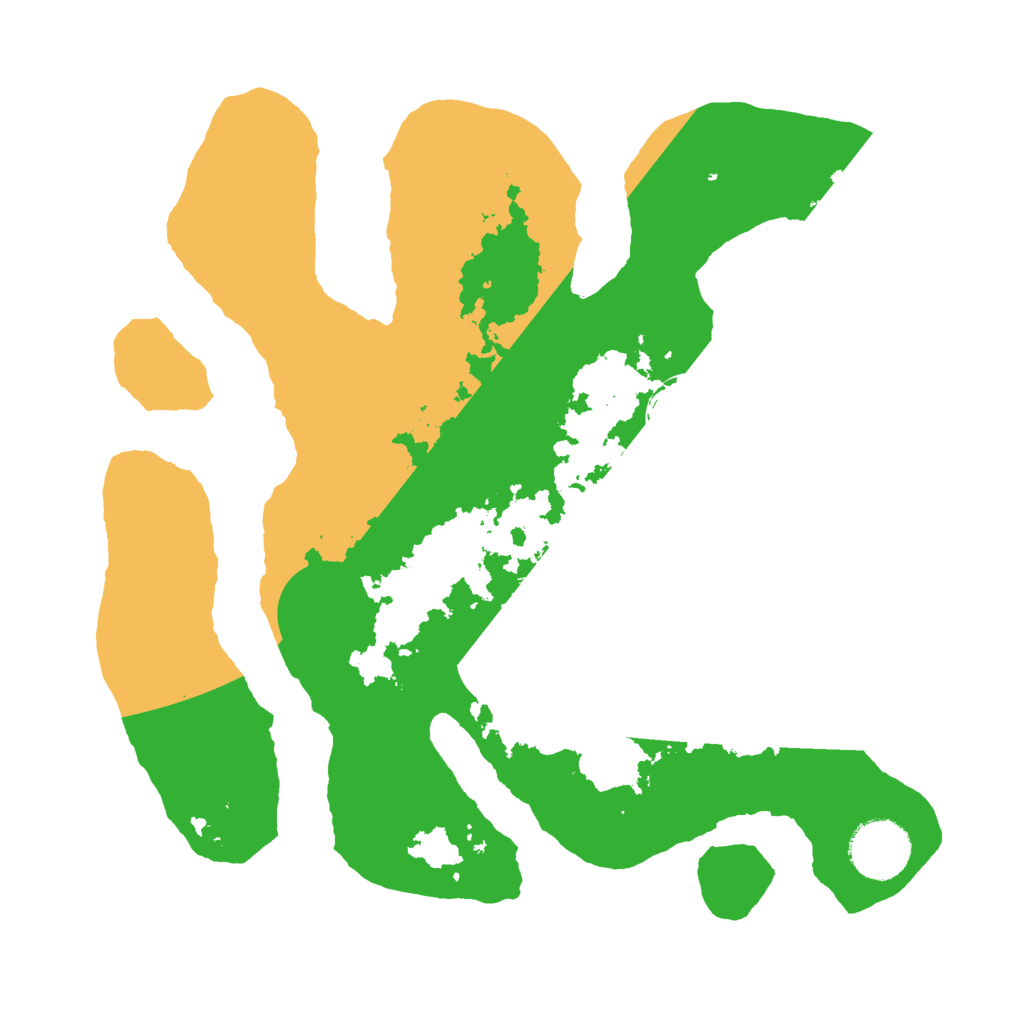 Biome Rust Map: Barren, Size: 3000, Seed: 1374237666