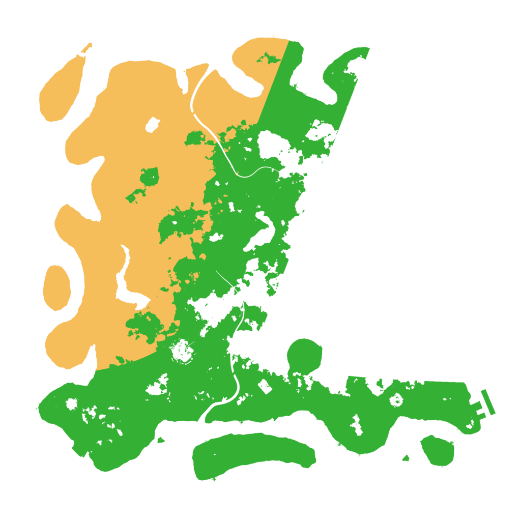 Biome Rust Map: Procedural Map, Size: 4000, Seed: 561561