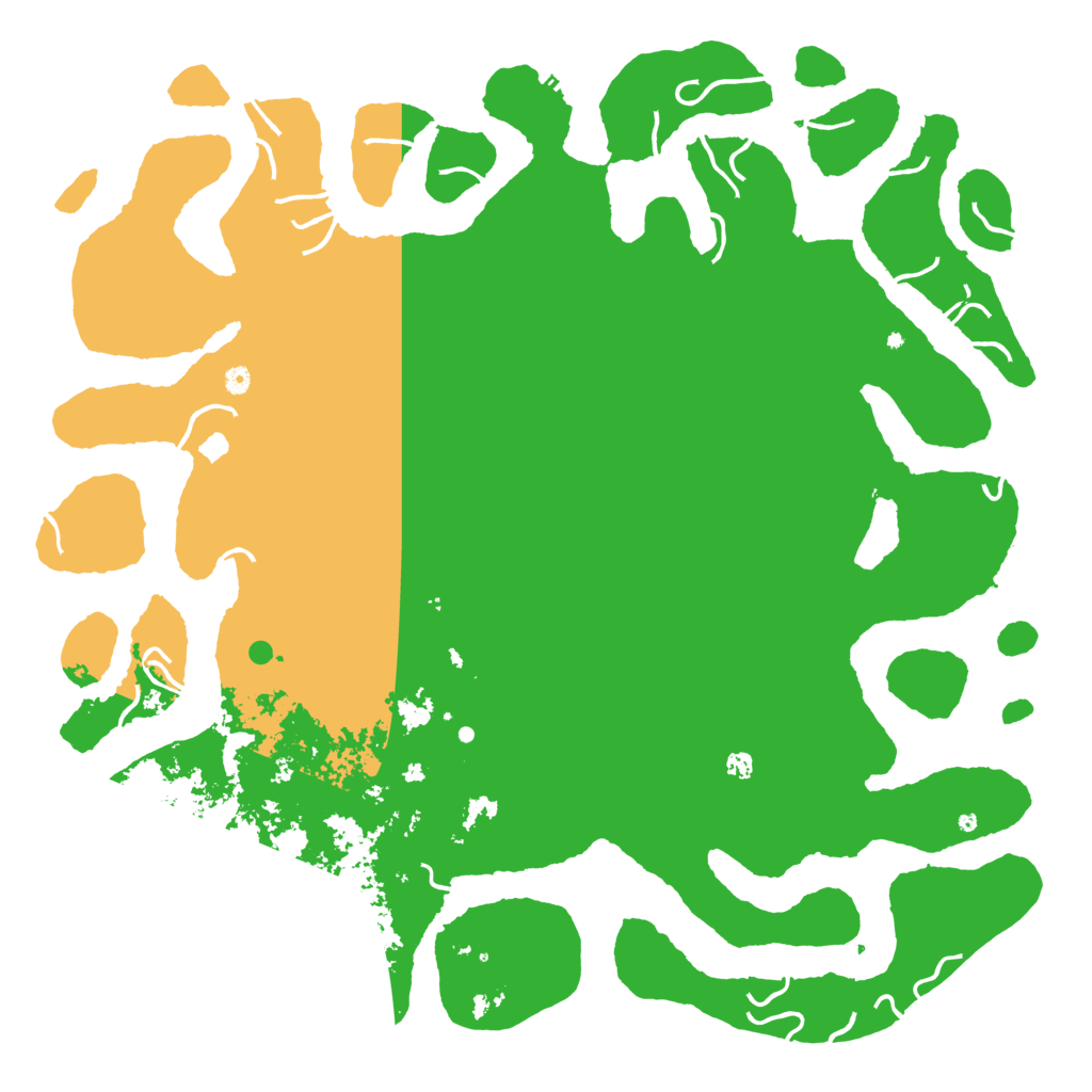 Biome Rust Map: Procedural Map, Size: 6000, Seed: 5255