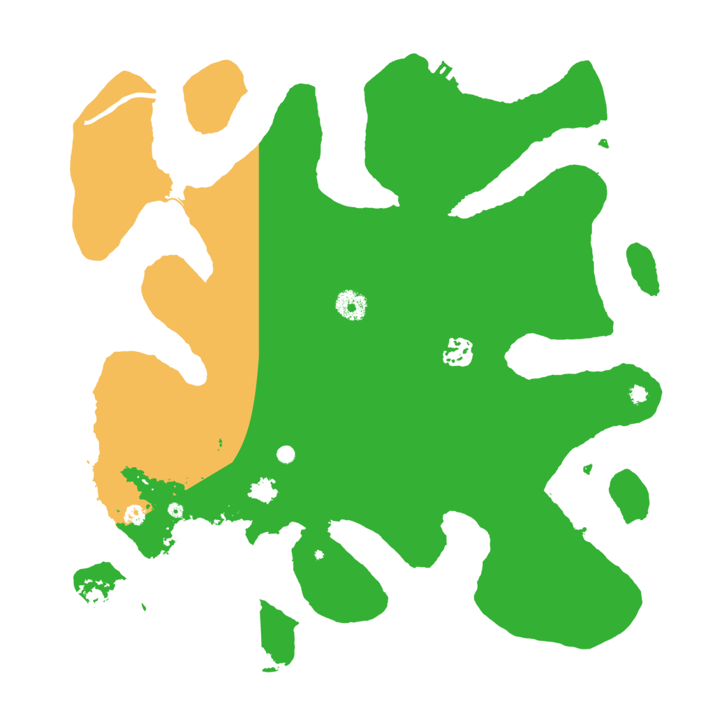 Biome Rust Map: Procedural Map, Size: 3500, Seed: 30761
