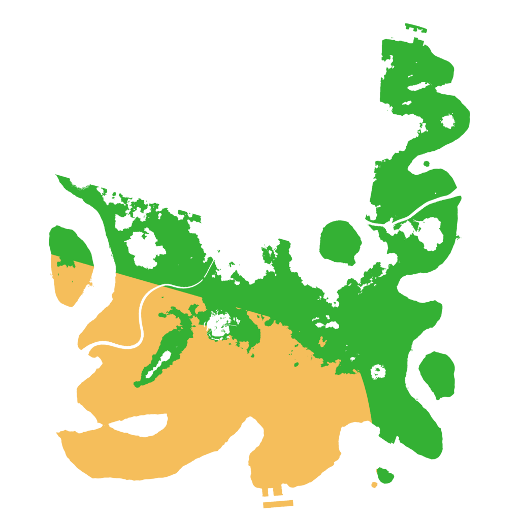 Biome Rust Map: Procedural Map, Size: 3500, Seed: 456583466