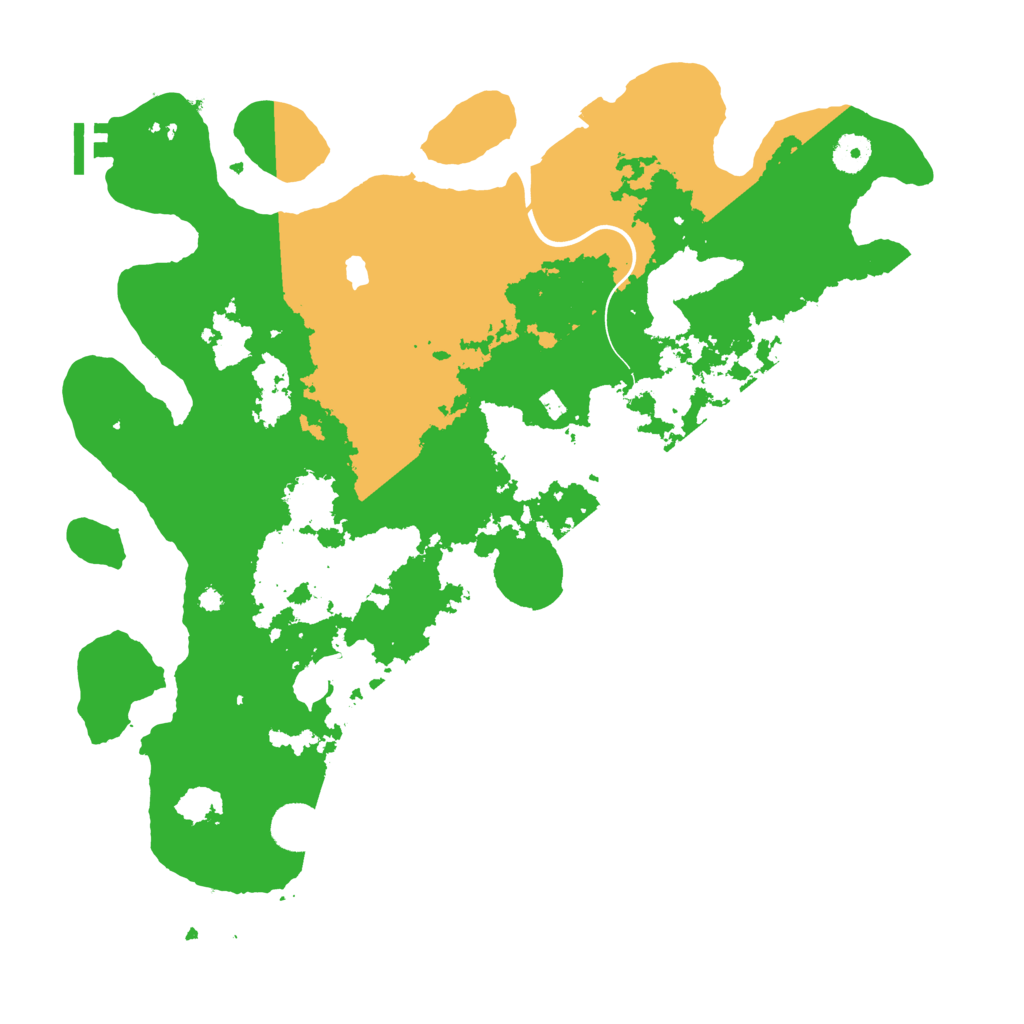 Biome Rust Map: Procedural Map, Size: 4000, Seed: 258756