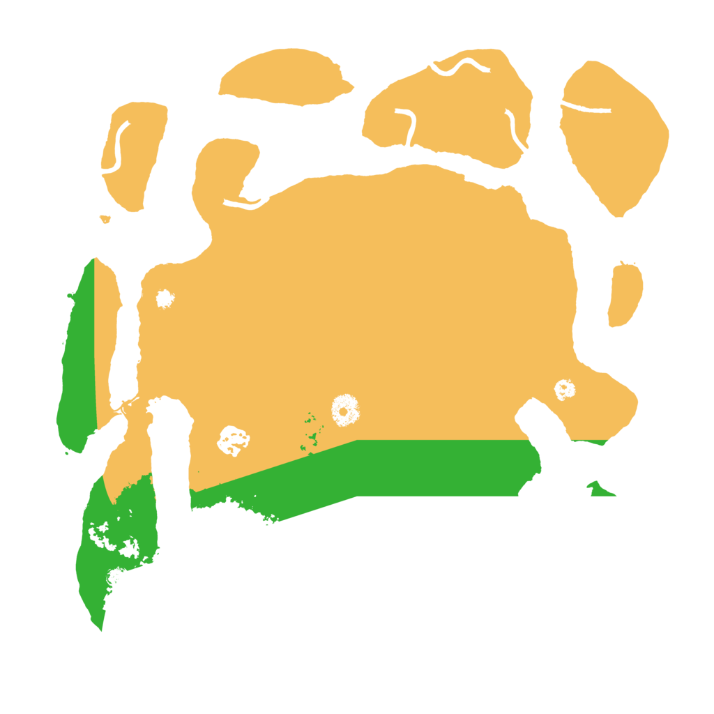 Biome Rust Map: Procedural Map, Size: 3550, Seed: 49891