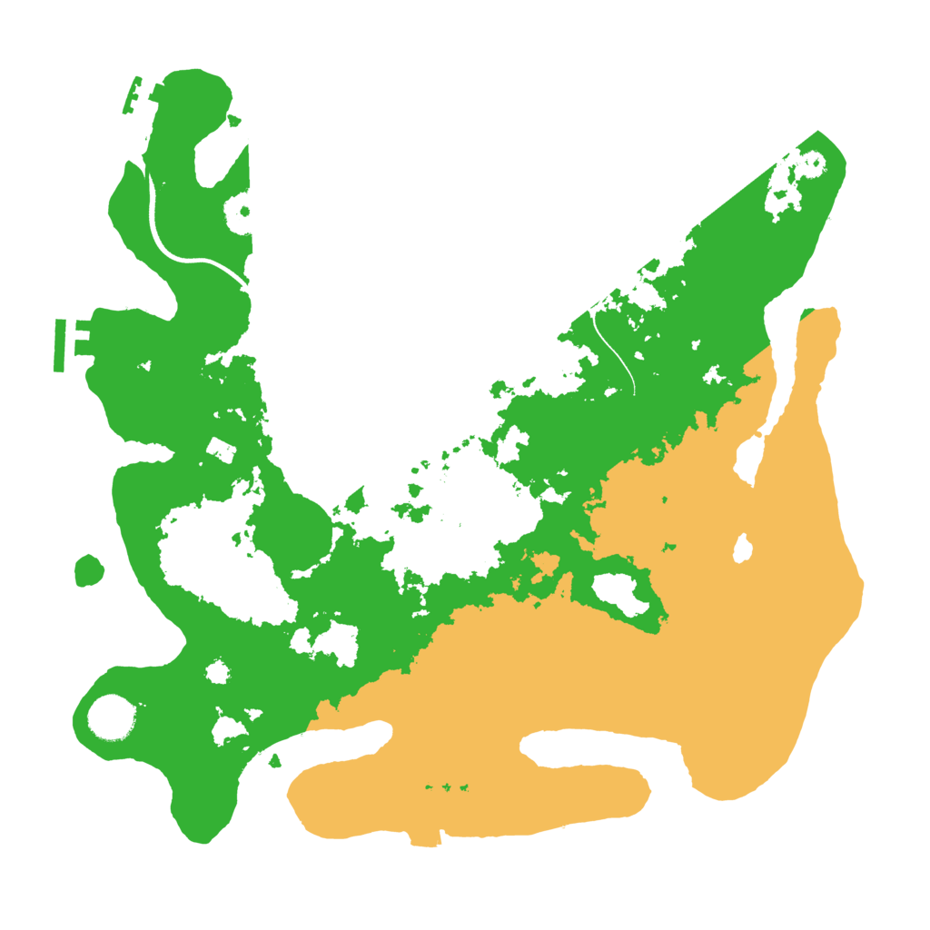 Biome Rust Map: Procedural Map, Size: 3550, Seed: 807755