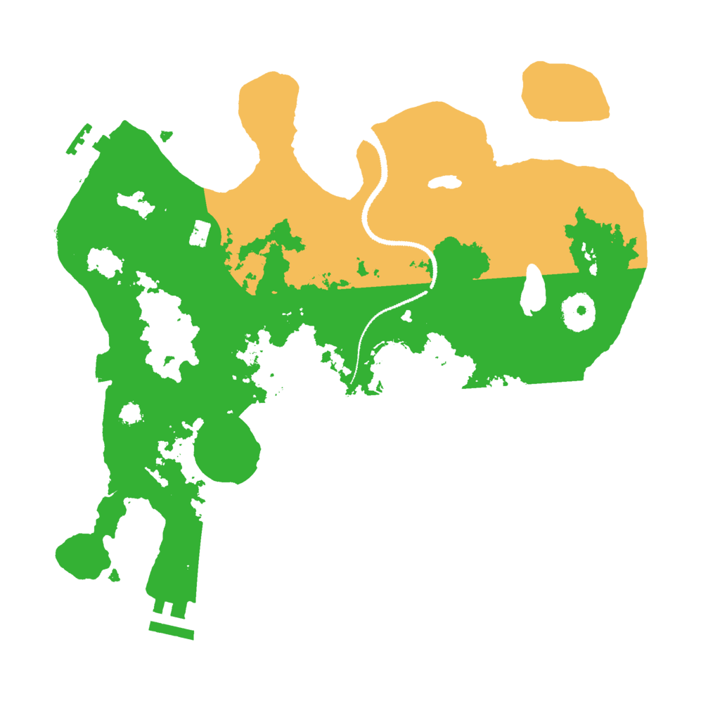 Biome Rust Map: Procedural Map, Size: 3000, Seed: 89354146