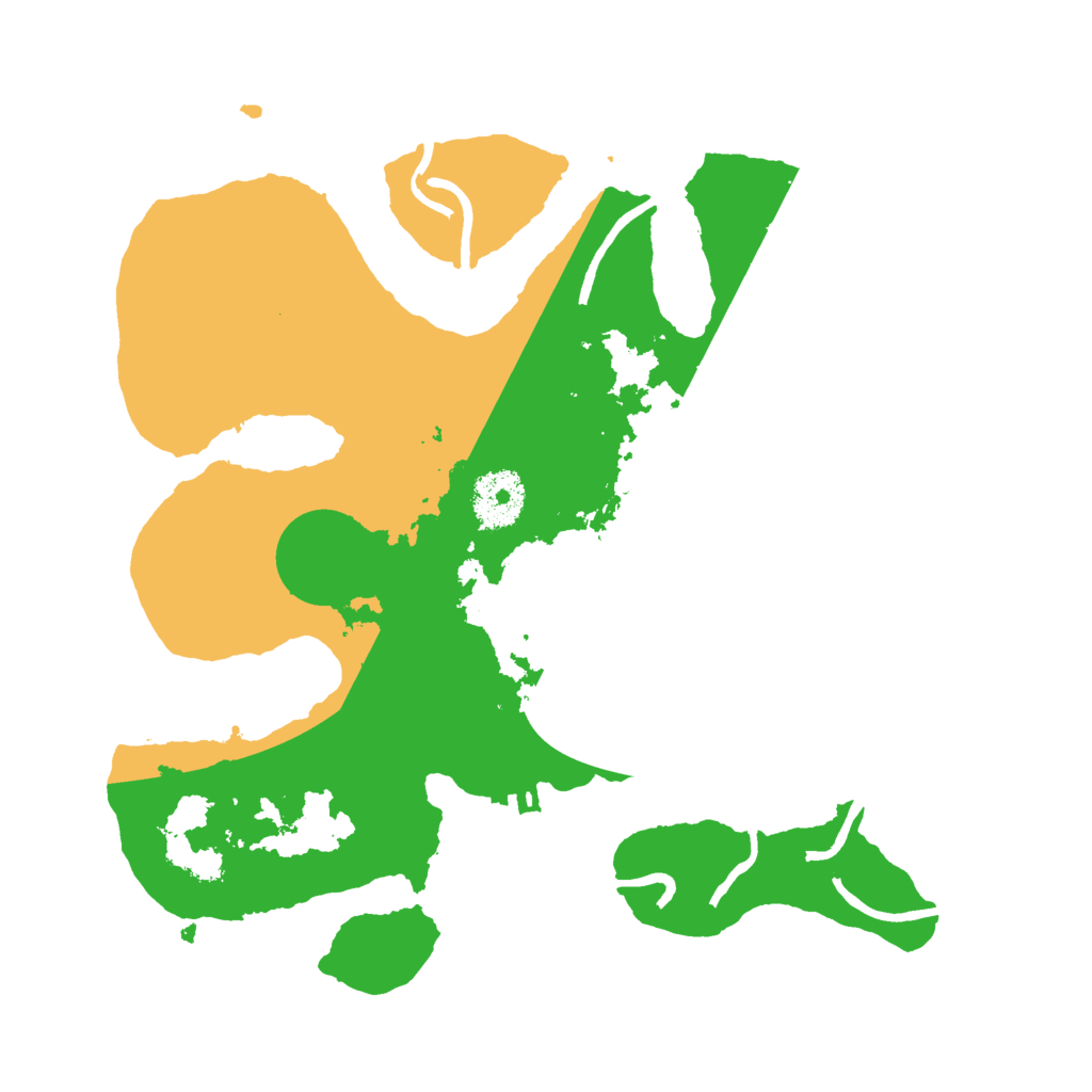 Biome Rust Map: Procedural Map, Size: 3000, Seed: 26895143