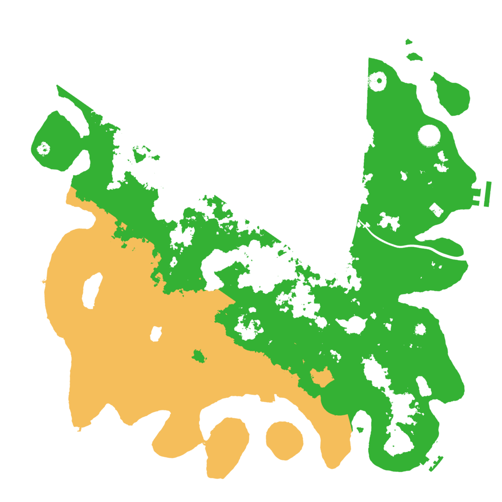 Biome Rust Map: Procedural Map, Size: 4000, Seed: 189843