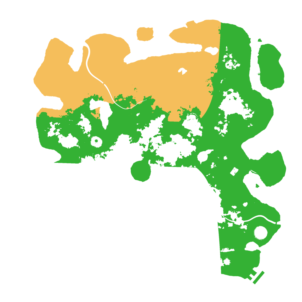 Biome Rust Map: Procedural Map, Size: 4000, Seed: 821662117