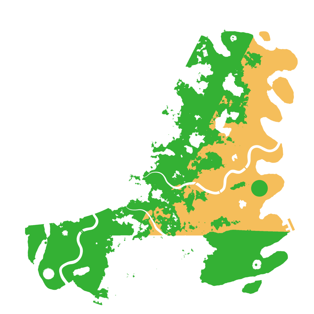 Biome Rust Map: Procedural Map, Size: 5000, Seed: 35541199
