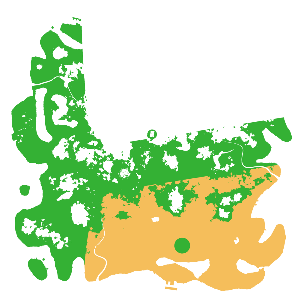 Biome Rust Map: Procedural Map, Size: 5160, Seed: 5400000