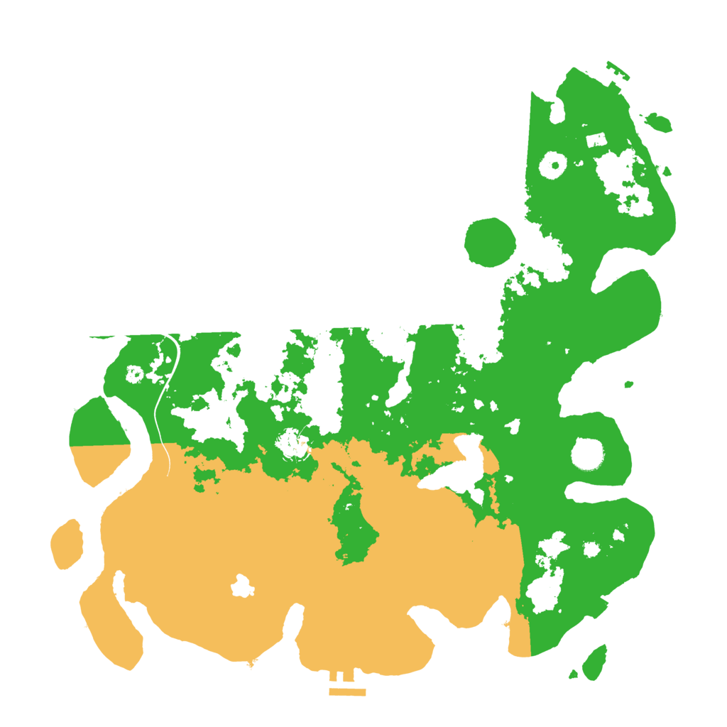 Biome Rust Map: Procedural Map, Size: 4000, Seed: 70260