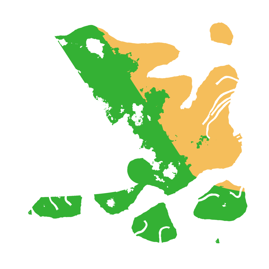 Biome Rust Map: Procedural Map, Size: 3000, Seed: 184140714