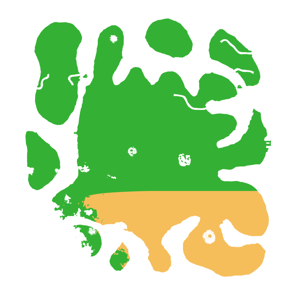 Biome Rust Map: Procedural Map, Size: 3500, Seed: 1101990025