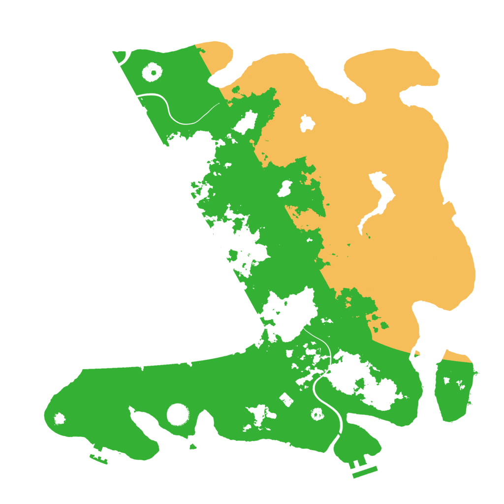 Biome Rust Map: Procedural Map, Size: 4000, Seed: 45342149