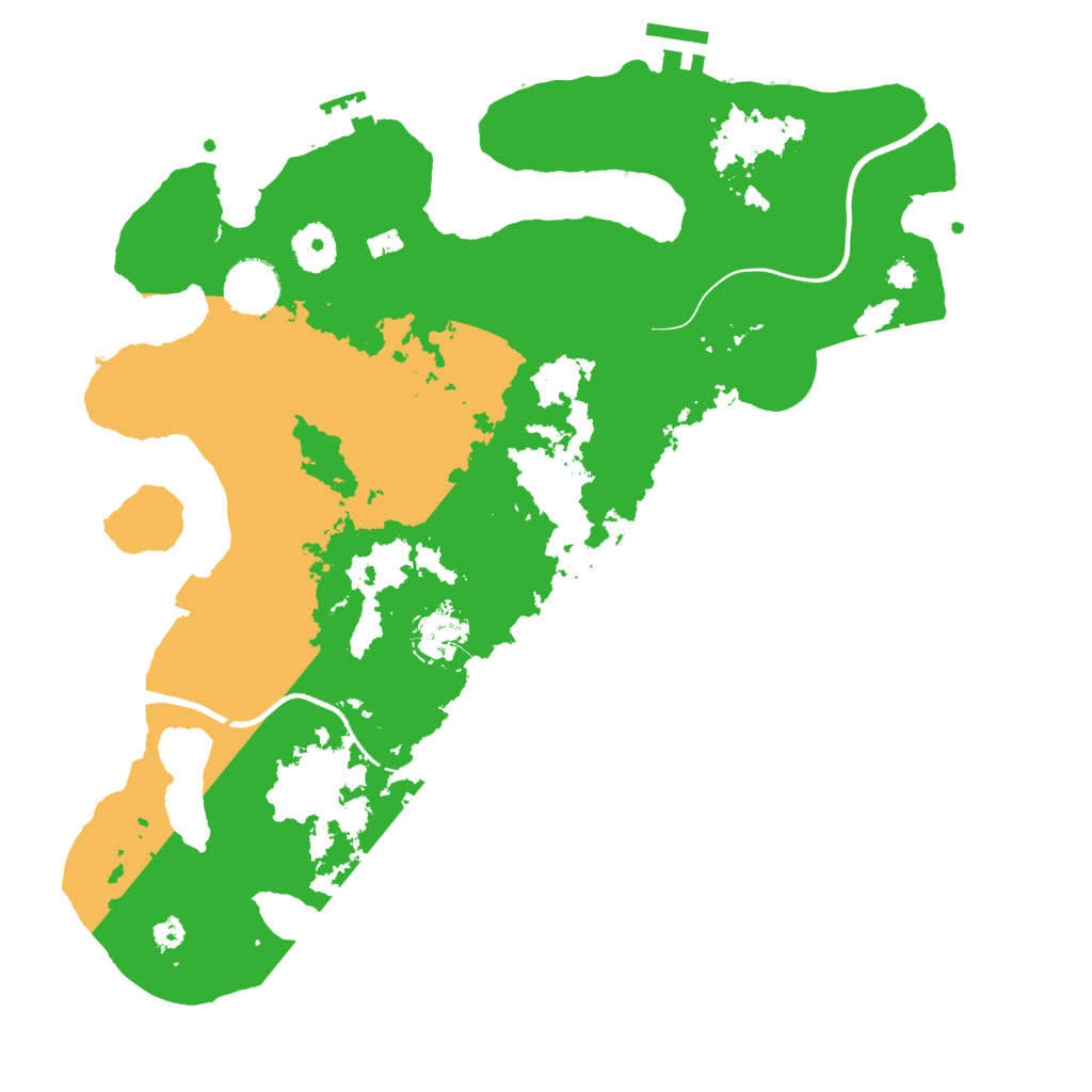 Biome Rust Map: Procedural Map, Size: 3550, Seed: 829649