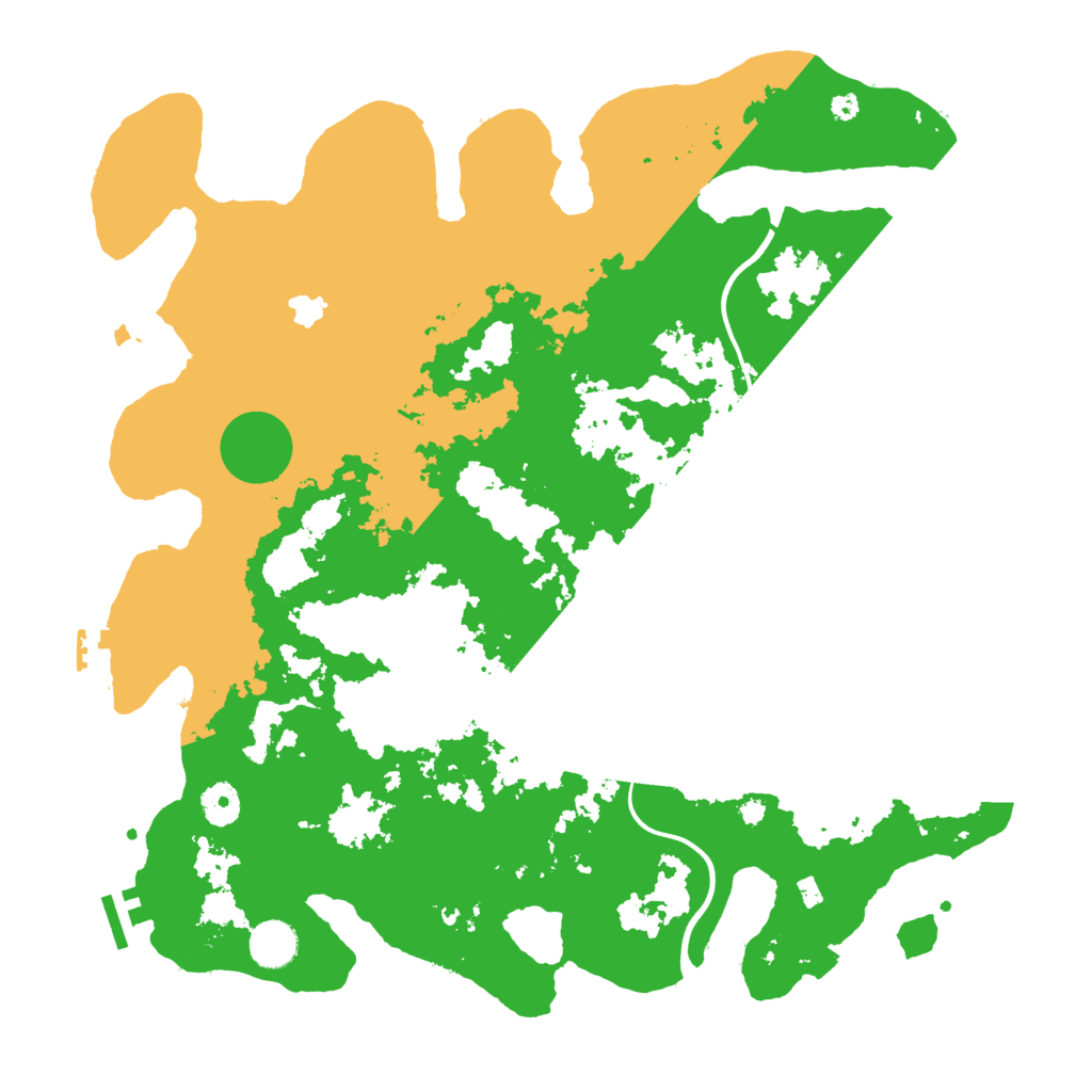 Biome Rust Map: Procedural Map, Size: 4000, Seed: 841563