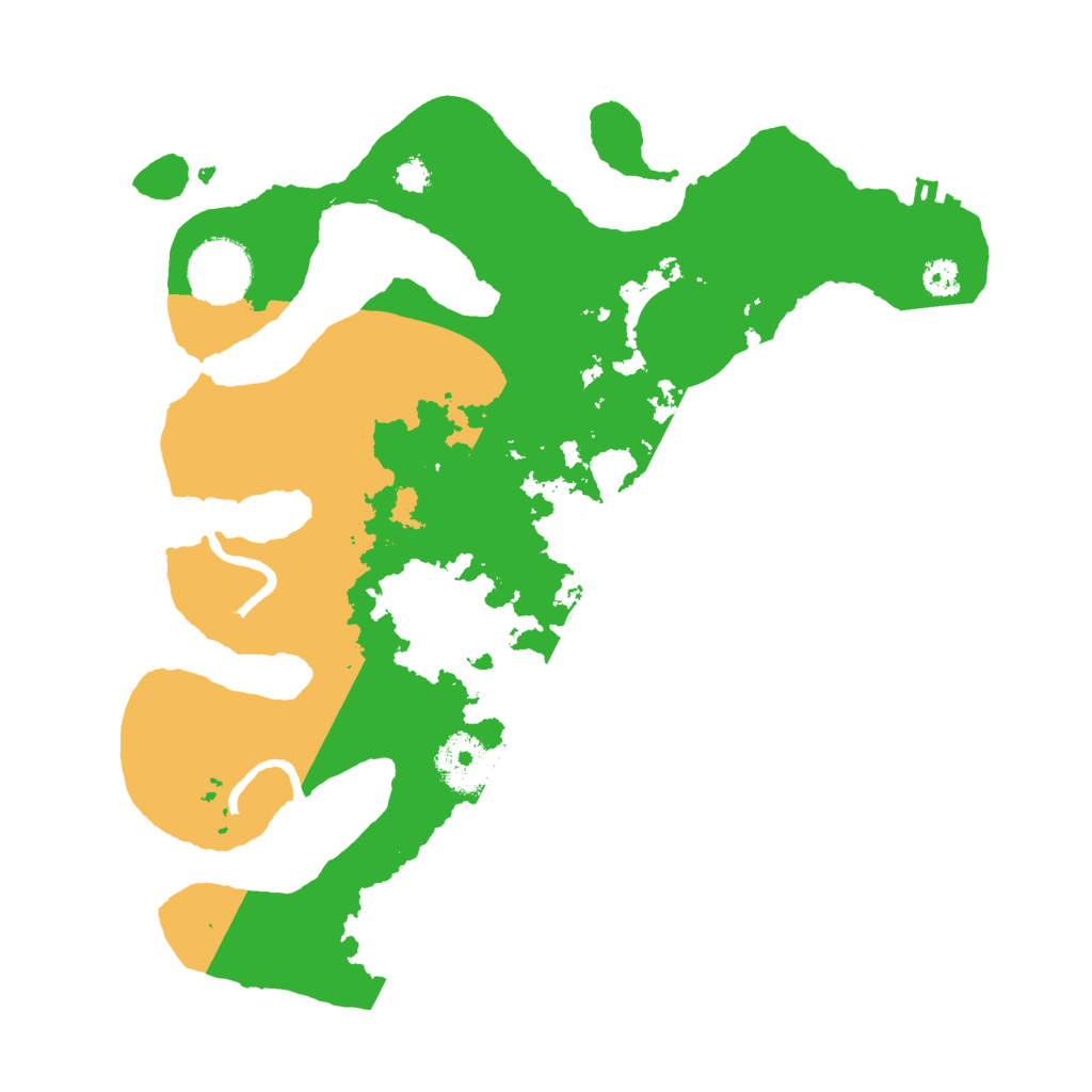 Biome Rust Map: Procedural Map, Size: 3000, Seed: 7293