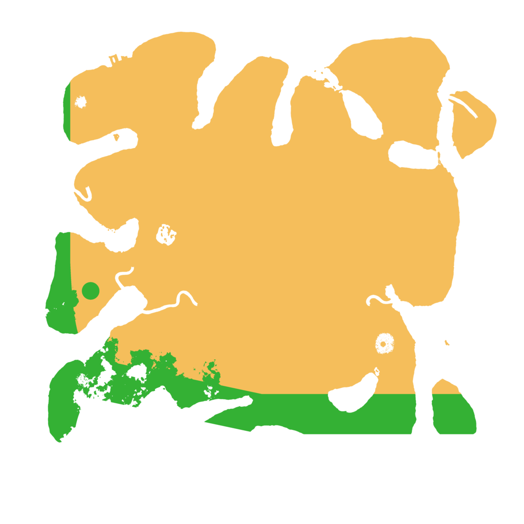 Biome Rust Map: Procedural Map, Size: 3950, Seed: 2027683264