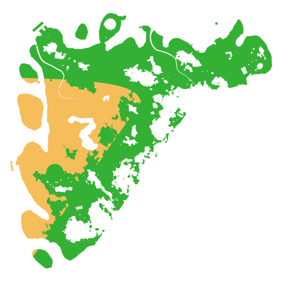 Biome Rust Map: Procedural Map, Size: 4500, Seed: 98762