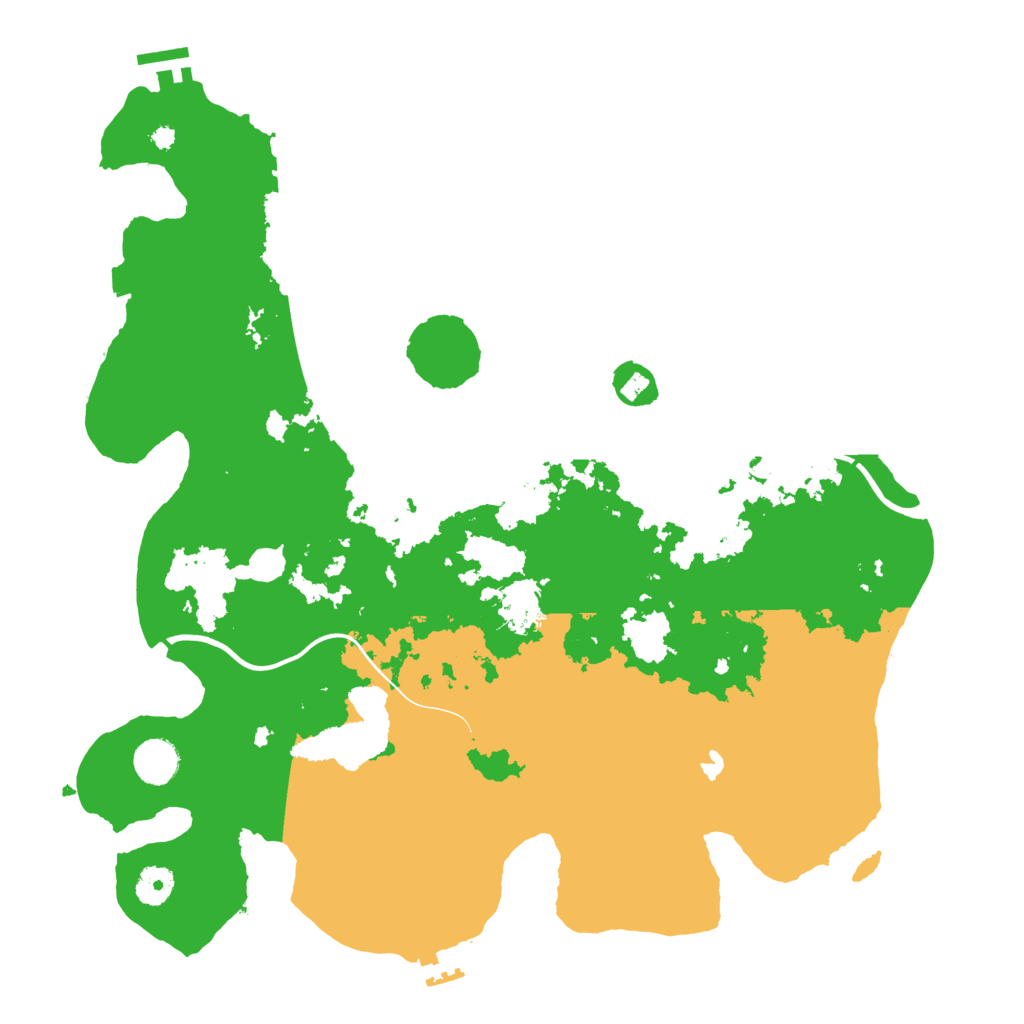 Biome Rust Map: Procedural Map, Size: 4000, Seed: 887657