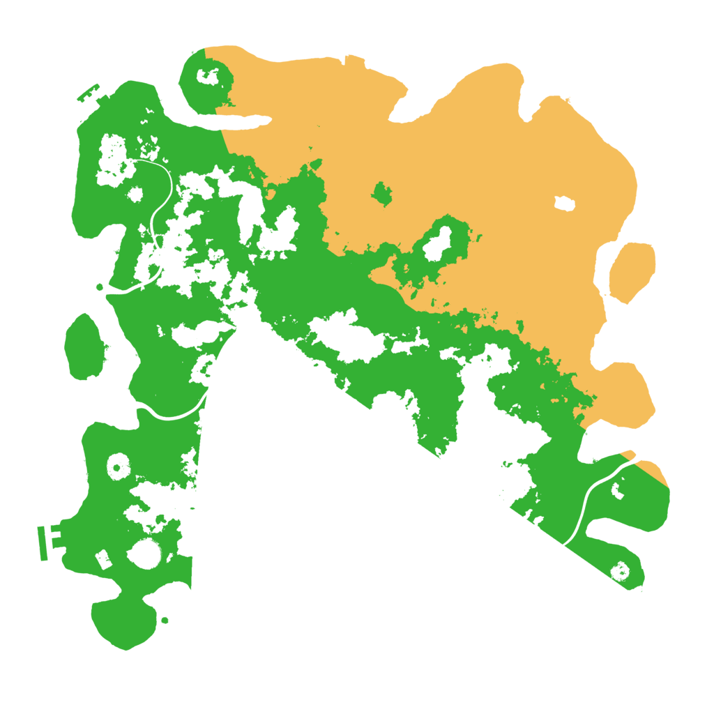 Biome Rust Map: Procedural Map, Size: 4200, Seed: 694203006
