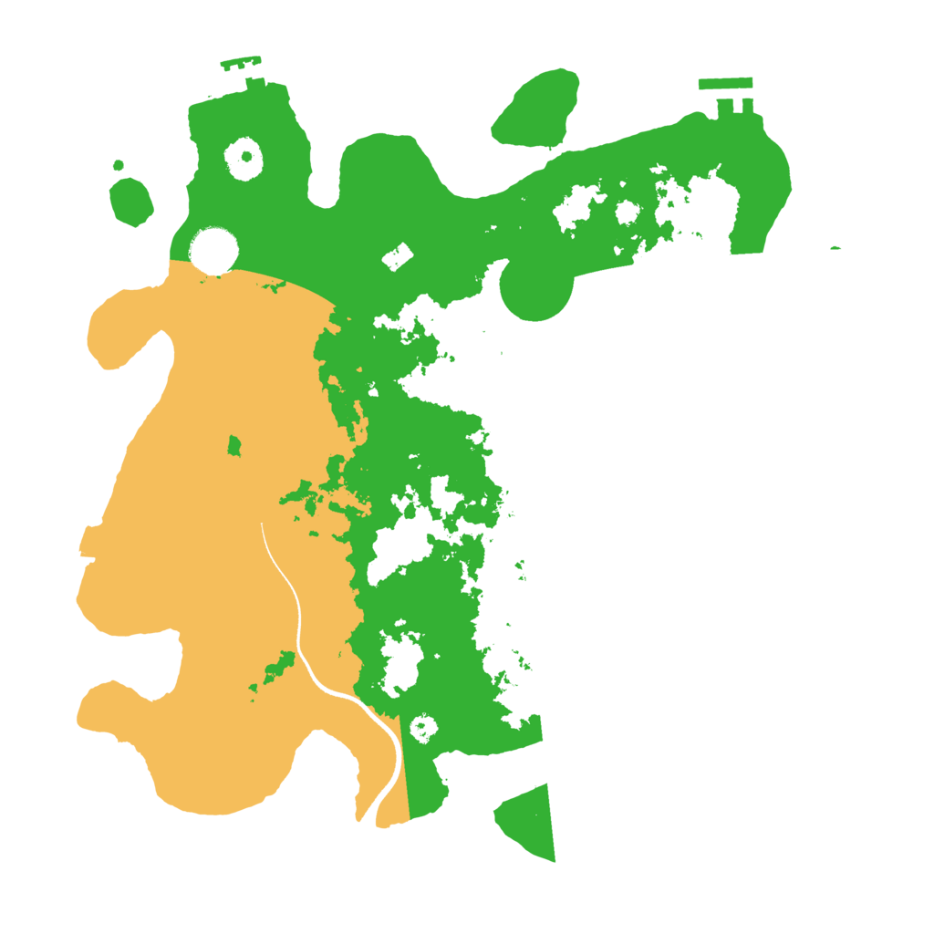 Biome Rust Map: Procedural Map, Size: 3500, Seed: 307243018