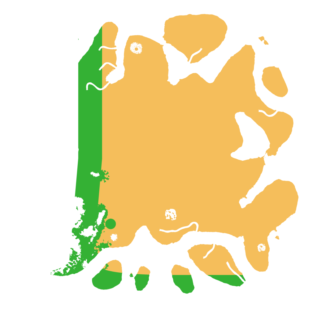 Biome Rust Map: Procedural Map, Size: 4000, Seed: 207448