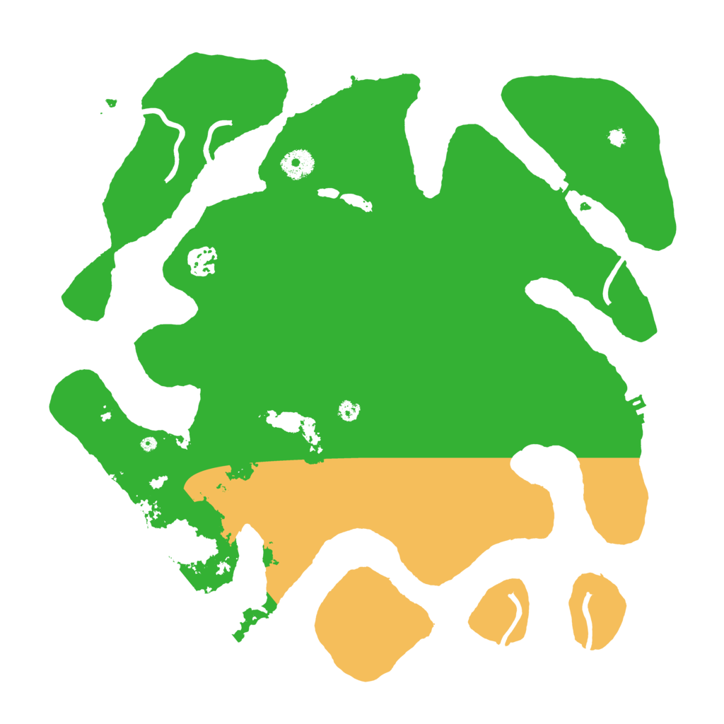 Biome Rust Map: Procedural Map, Size: 3550, Seed: 807722