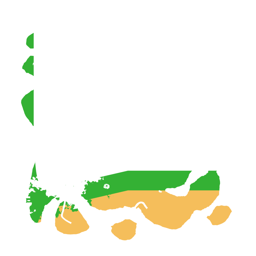 Biome Rust Map: Procedural Map, Size: 3550, Seed: 489461