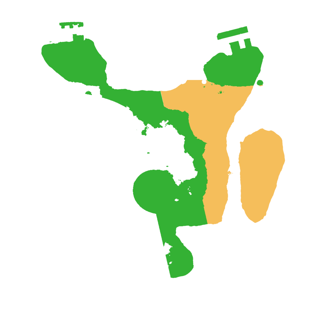 Biome Rust Map: Procedural Map, Size: 2048, Seed: 13426969