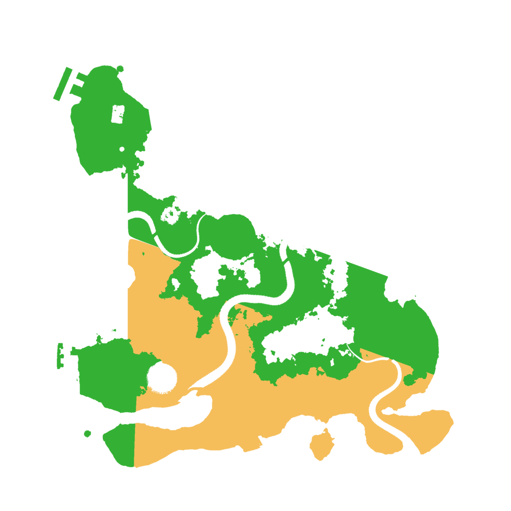 Biome Rust Map: Procedural Map, Size: 3000, Seed: 27647382